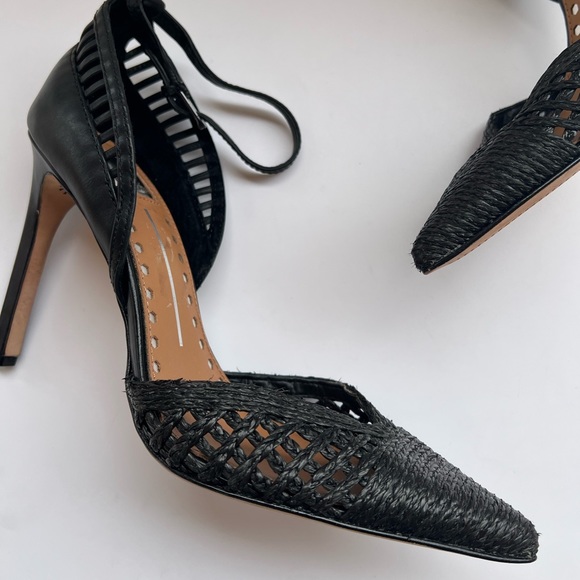 Dolce Vita Kalila O’Dorsay Jute Black Ankle Strap Pumps - Picture 10 of 10